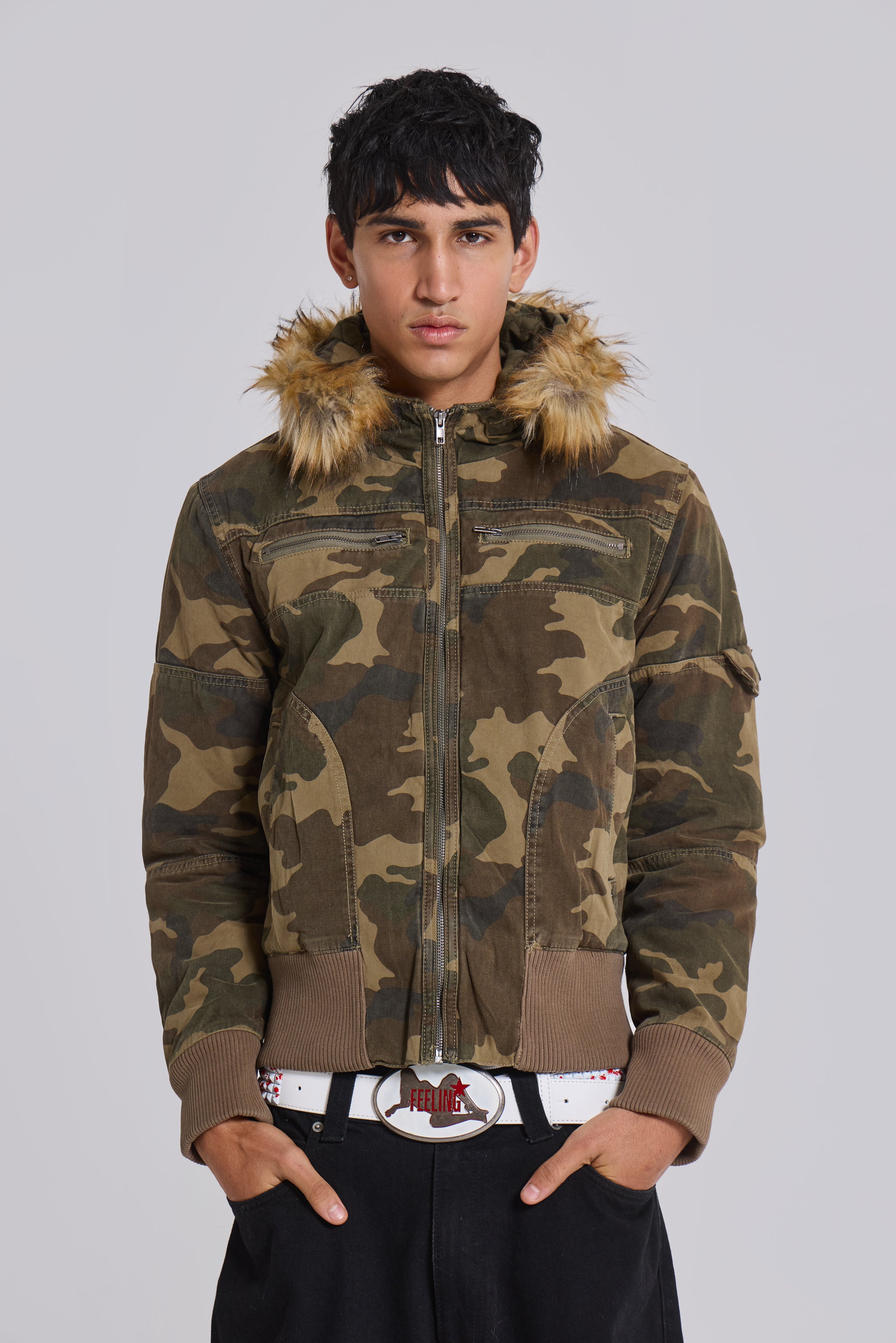 Jaded Man Marshal Camo Jacket