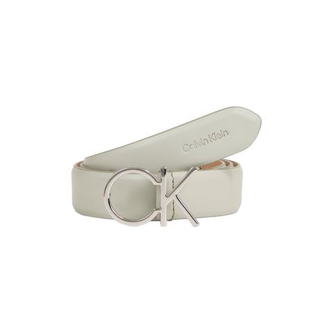 Calvin Klein Leren riem CK LOGO BELT 3.0