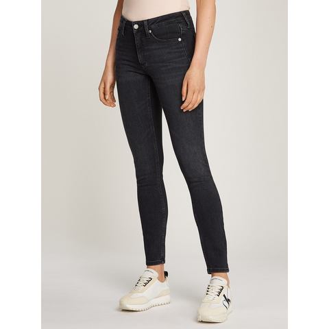 Calvin Klein Skinny fit jeans Mid rise skinny in 5-pocketsstijl