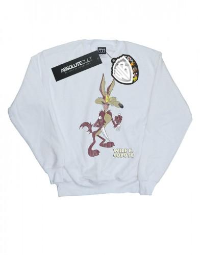 Looney Tunes Heren Wile E Coyote Distressed katoenen sweatshirt