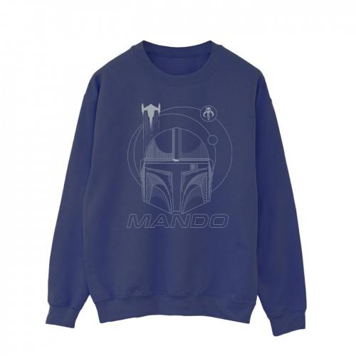 Star Wars Heren The Mandalorian Rings Helm Sweatshirt