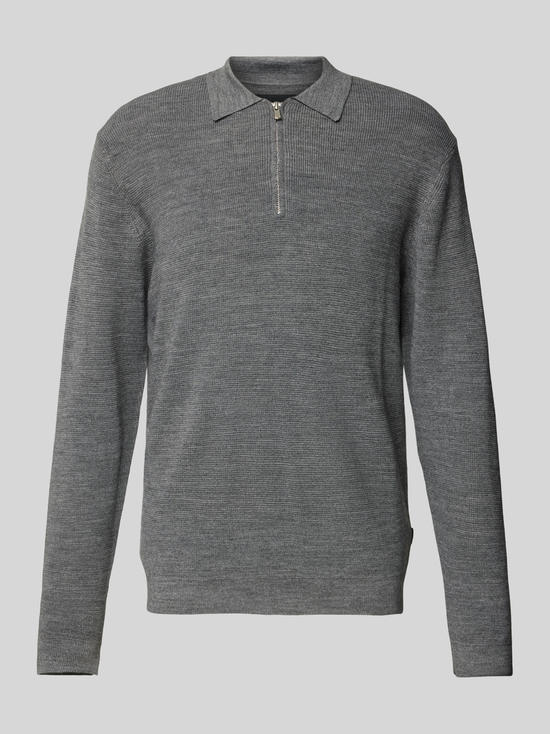 Jack & Jones Premium Gebreide pullover met polokraag