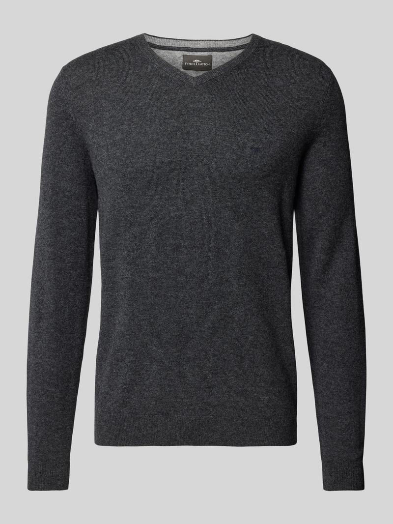 FYNCH-HATTON Gebreide pullover met V-hals