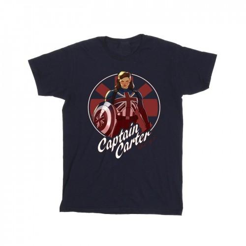 Marvel Boys wat als Kapitein Carter T-shirt