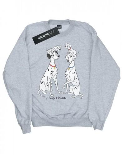 Disney Girls 101 Dalmatiërs klassiek Pongo en Perdita sweatshirt