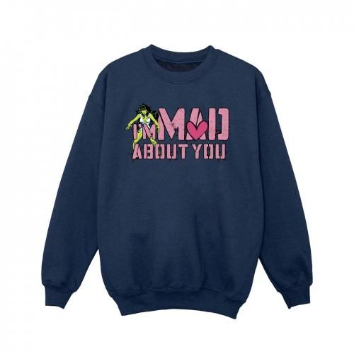 Marvel Girls She-Hulk Mad About You Sweatshirt