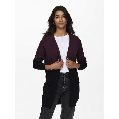 Only Lang vest ONLQUEEN L/S LONG CARDIGAN KNT NOOS