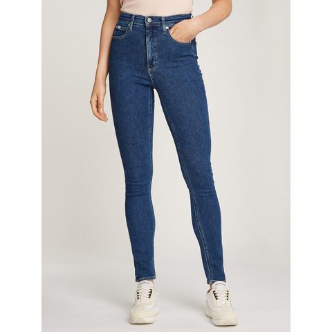 Calvin Klein Skinny fit jeans High rise skinny in 5-pocketsstijl