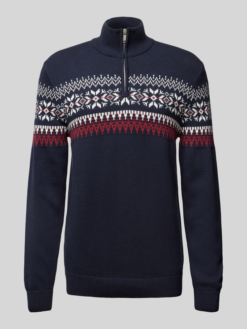 MCNEAL Gebreide pullover met opstaande kraag