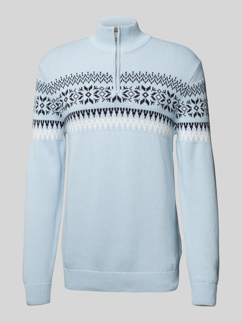 MCNEAL Gebreide pullover met opstaande kraag