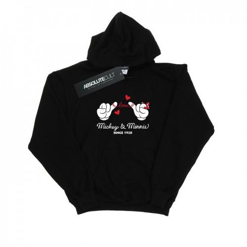 Disney jongens Mickey Mouse Love Hands hoodie