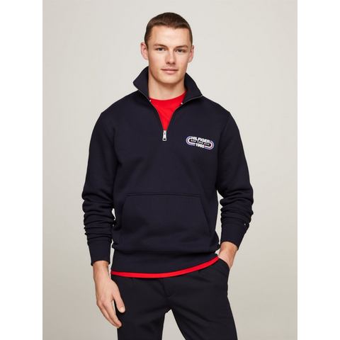 Tommy Hilfiger Sweatshirt HILFIGER TRACK GRAPHIC HALF ZIP