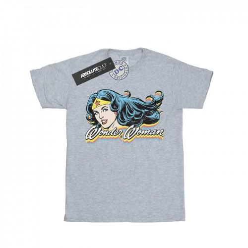 DC Comics Girls Wonder Woman glimlach katoenen T-shirt