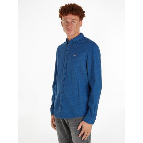 TOMMY JEANS Overhemd met lange mouwen TJM REG BRUSHED GRINDLE SHIRT