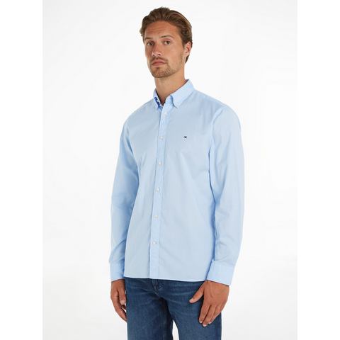 Tommy Hilfiger Overhemd met lange mouwen FLEX POPLIN RF SHIRT (1-delig)