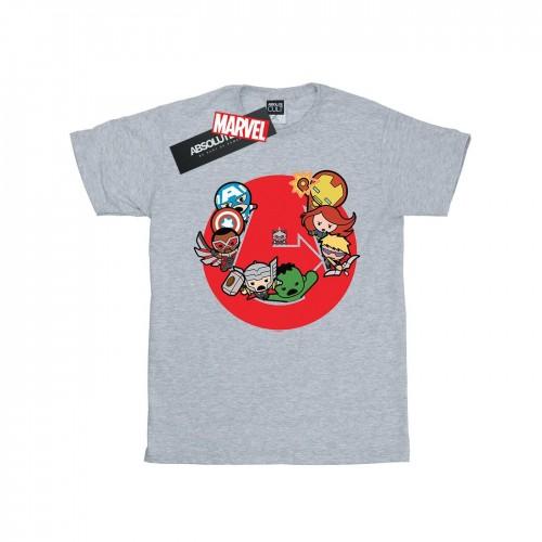 Marvel Boys Kawaii Avengers Ready Steady War T-shirt