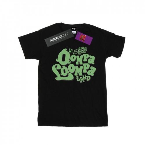 Willy Wonka And The Chocolate Factory Willy Wonka en de chocoladefabriek jongens Oompa Loompa Land T-shirt