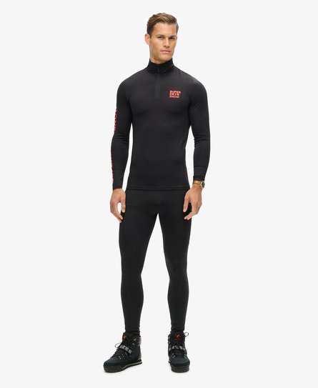 Superdry Sport Base Layer Skilegging Zwart