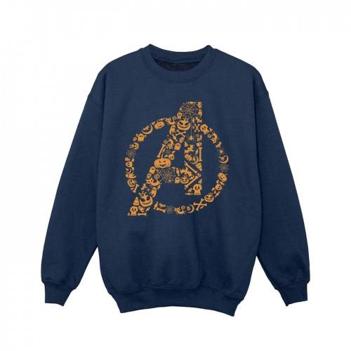 Marvel Girls Avengers Halloween-logo sweatshirt