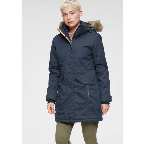 Polarino Functionele parka Ademend, winddicht en waterdicht. Warm gewatteerd.