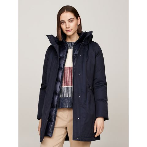 Tommy Hilfiger Parka met gestempeld logo