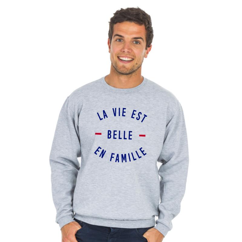 We are family Herensweater - HET LEVEN IS MOOI MET HET GEZIN