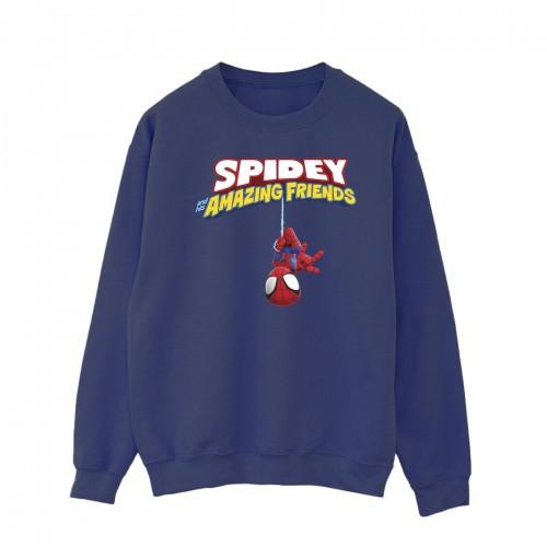 Marvel Spider-Man hangend ondersteboven sweatshirt voor heren