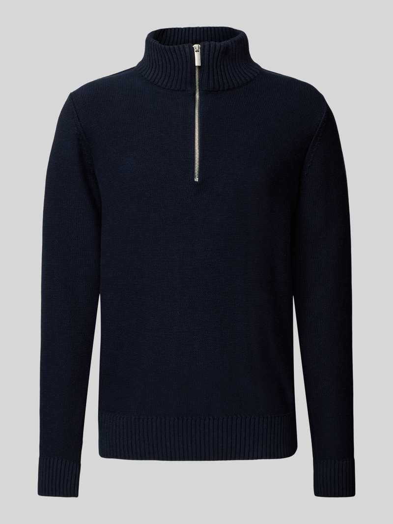 Selected Homme Gebreide pullover met ribboorden, model 'AXEL'