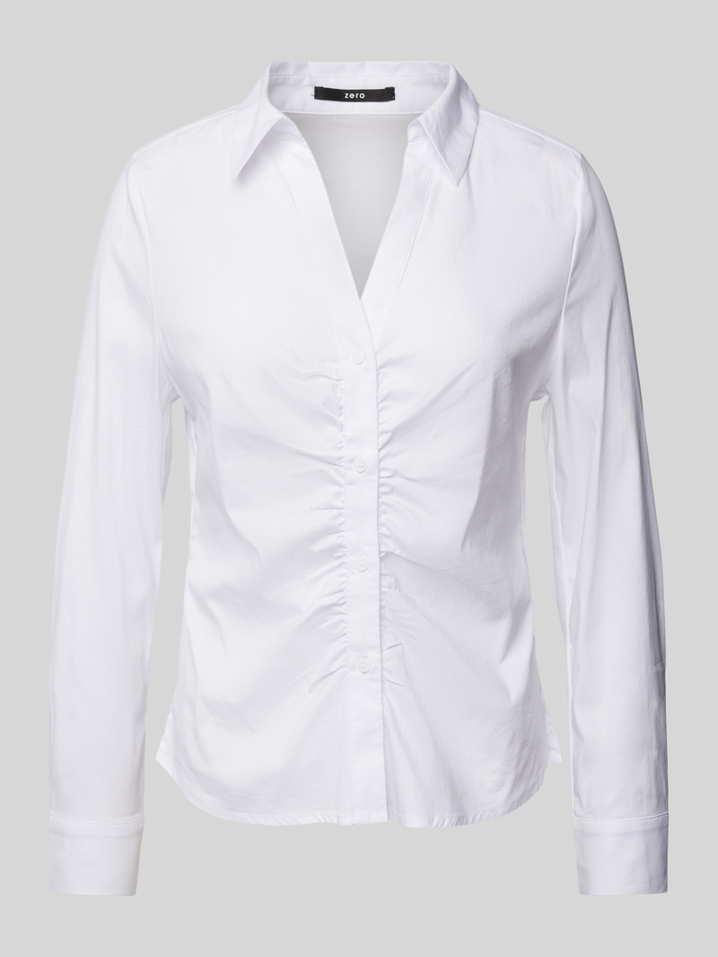 Zero Overhemdblouse met V-hals