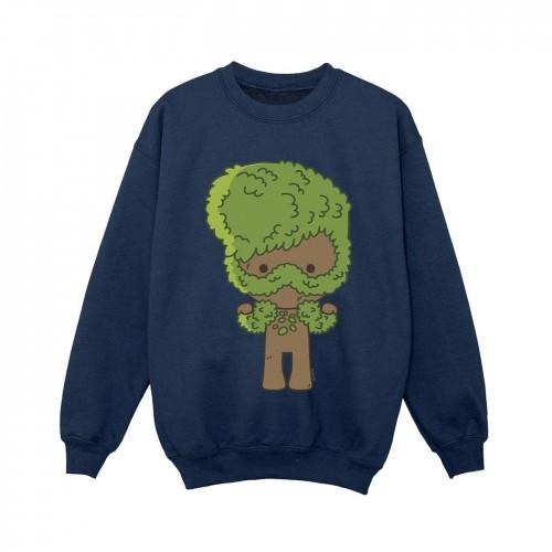 Marvel Boys Ik ben Groot Chibi Flex Sweatshirt