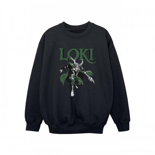 Marvel Boys Loki Scepter-sweatshirt