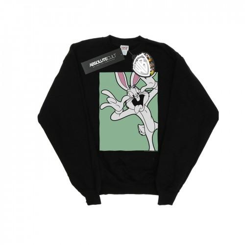 Looney Tunes Heren Bugs Bunny grappig gezicht katoenen sweatshirt