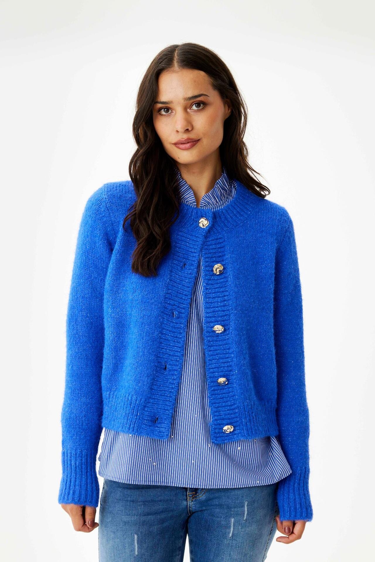 IN FRONT LOUISA CARDIGAN 16305 502 (Royal Blue 502)