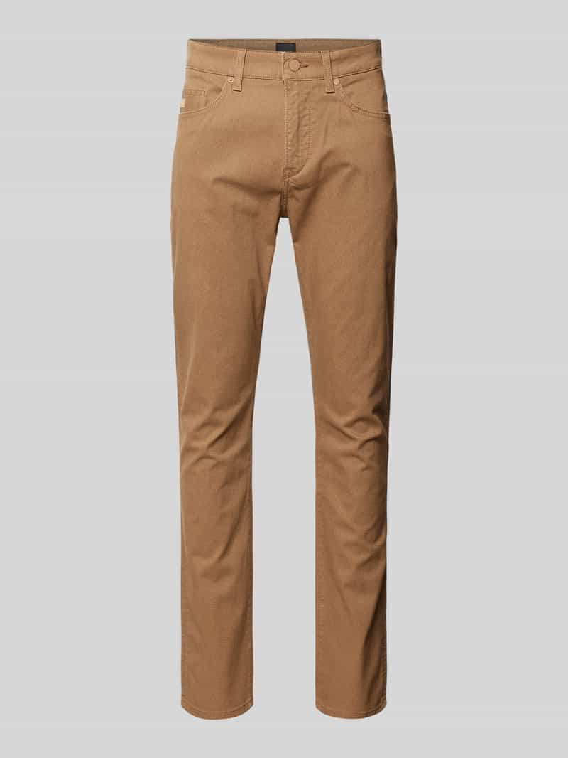 Boss Slim fit chino met structuurmotief, model 'DELAWARE'