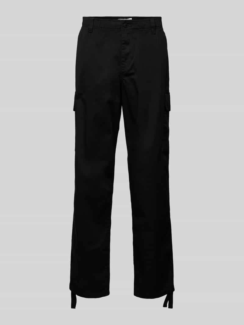 Calvin Klein Jeans Straight fit cargobroek met elastische band