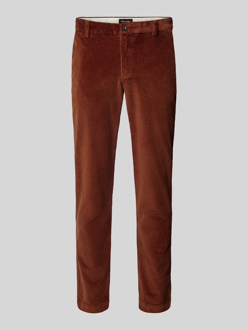 Jack & jones Tapered fit corduroy broek met steekzakken, model 'CORDUROY'