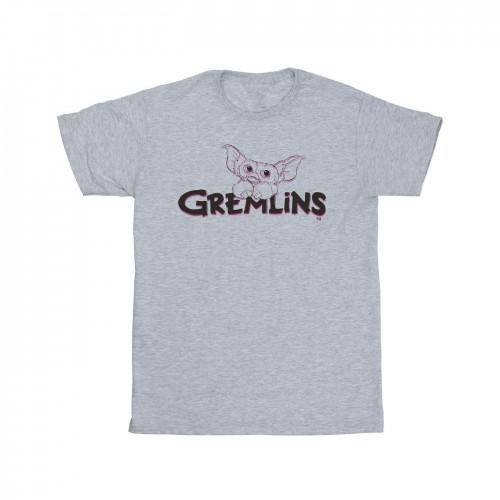 Pertemba FR - Apparel Het Gremlins Girls-logolijn katoenen T-shirt