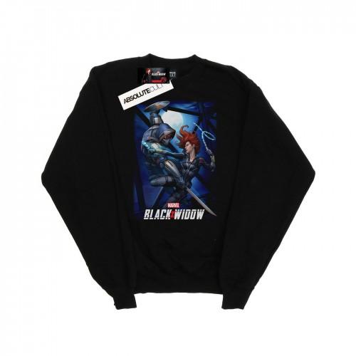 Marvel Boys Black Widow Movie Bridge Battle-sweatshirt