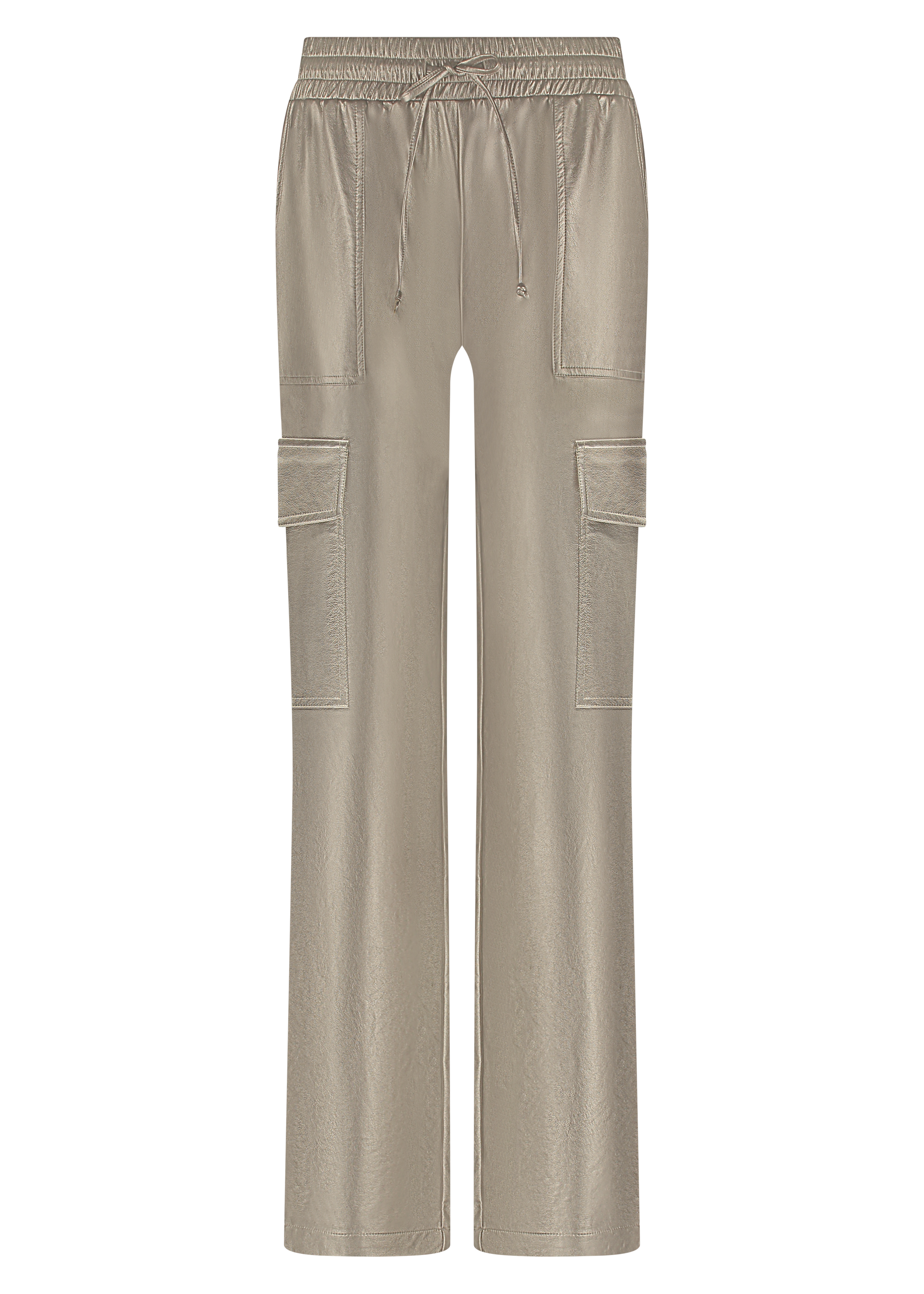 Tramontana Female Broeken C37-14-102 Trousers Gold Cargo Pockets