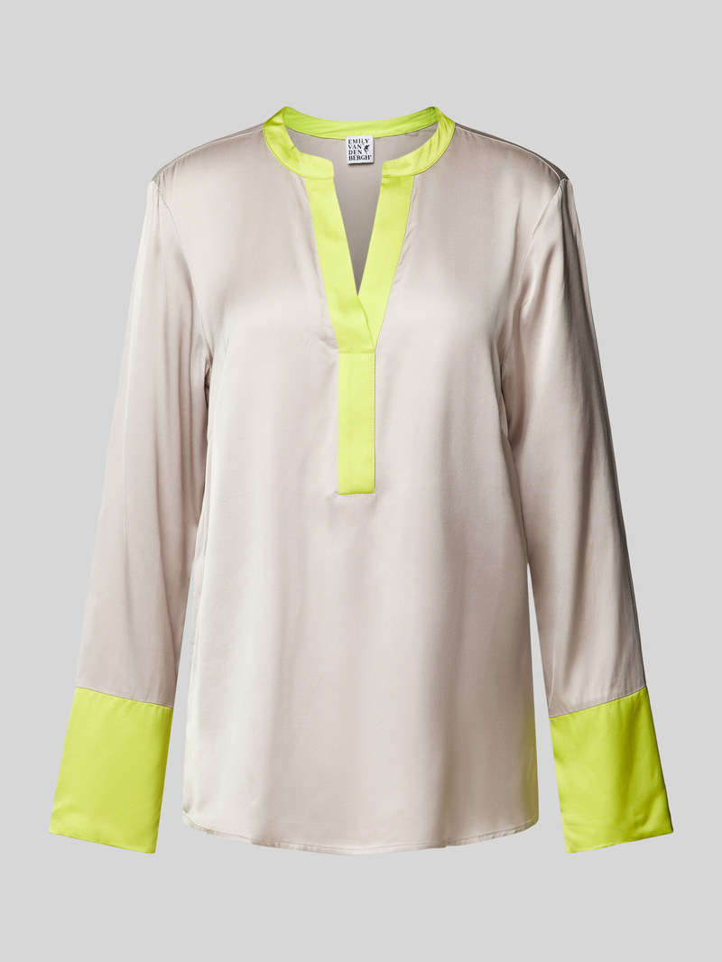 Emily Van den Bergh Regular fit blouse met V-hals