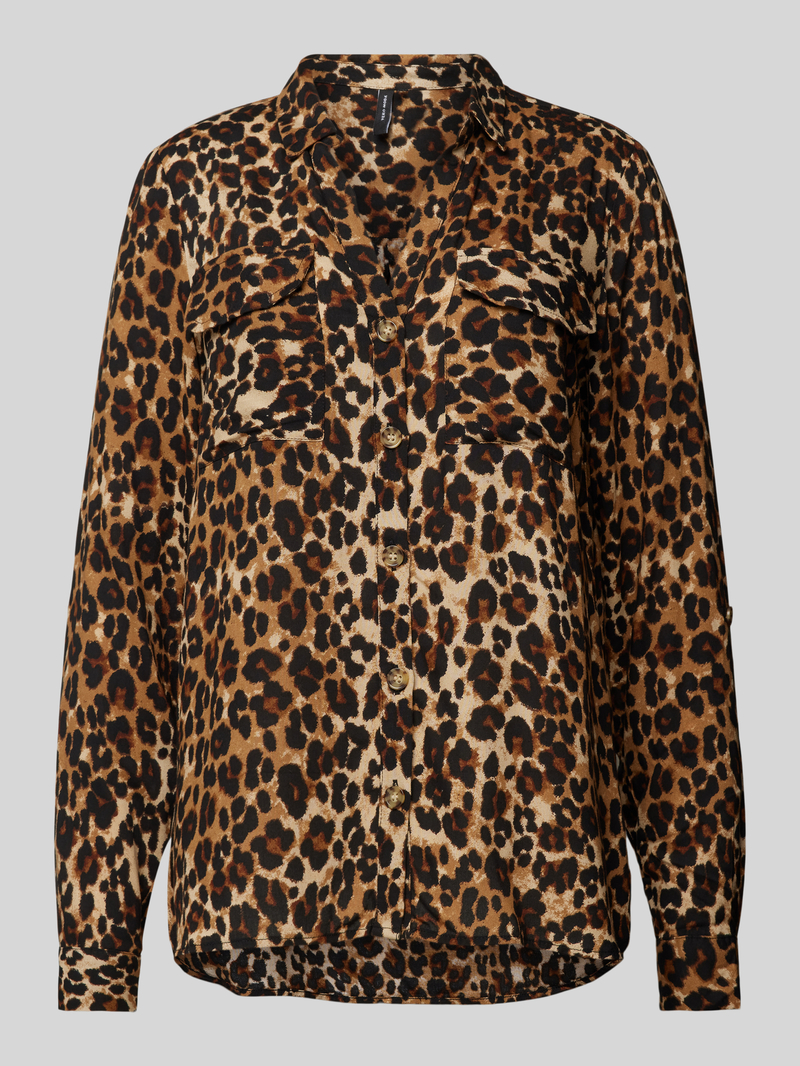 Vero Moda Overhemdblouse met knoopsluiting, model 'BUMPY'