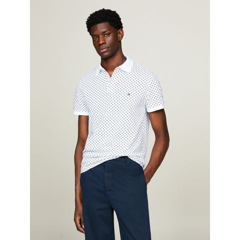 Tommy Hilfiger Poloshirt MICRO PRINT SLIM POLO