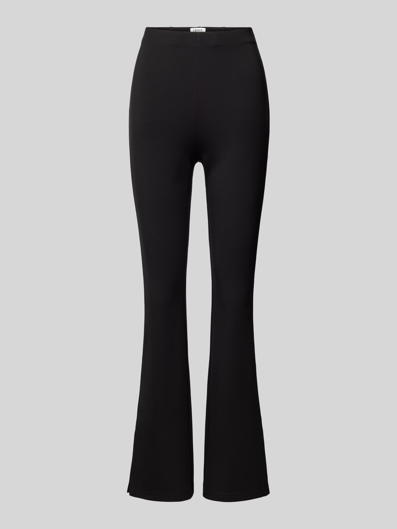 EDITED Flared stoffen broek met elastische band, model 'Zihna'