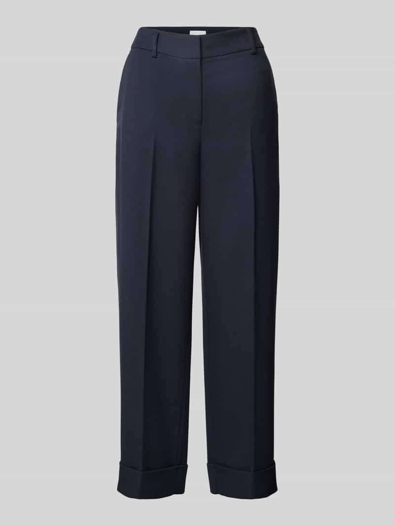 Jake*s Collection Straight leg pantalon met persplooien