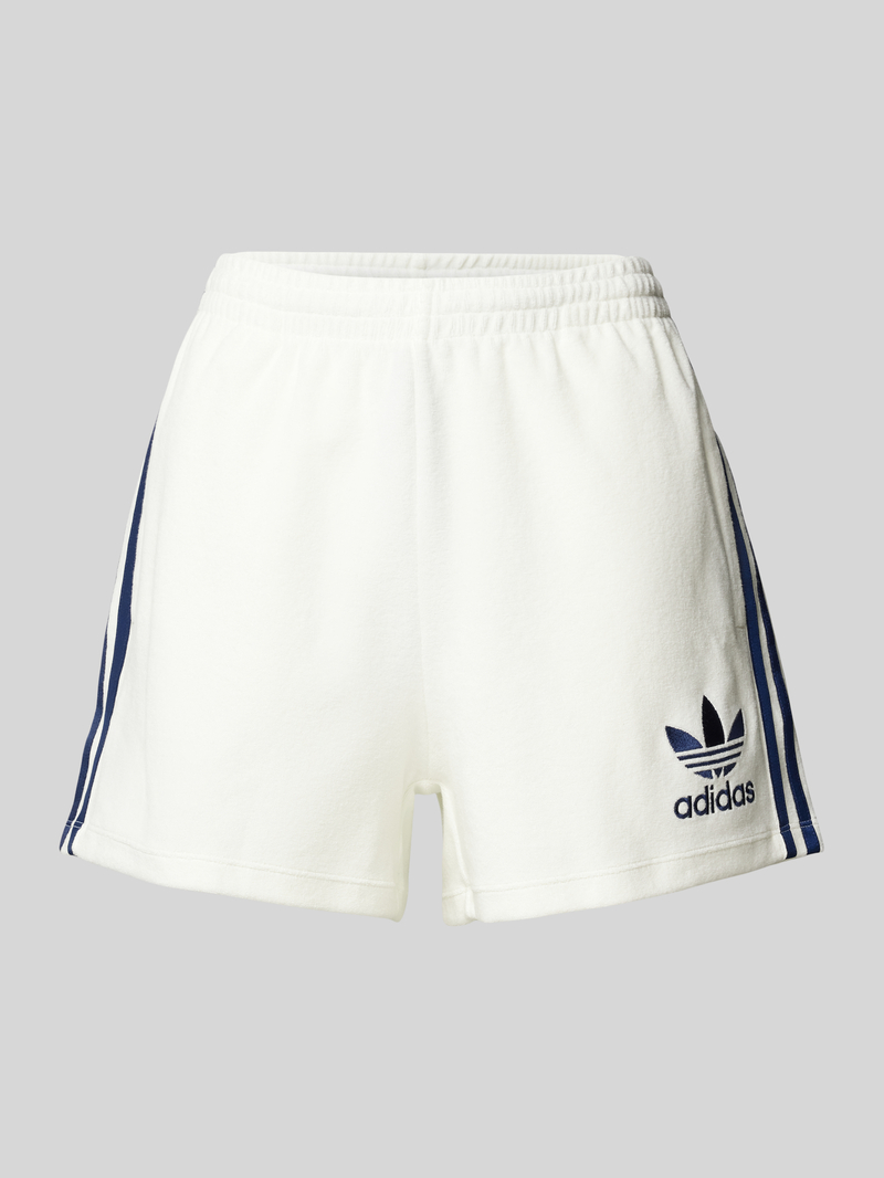 Adidas Originals Regular fit sweatshorts met labelstitching, model 'Terry'