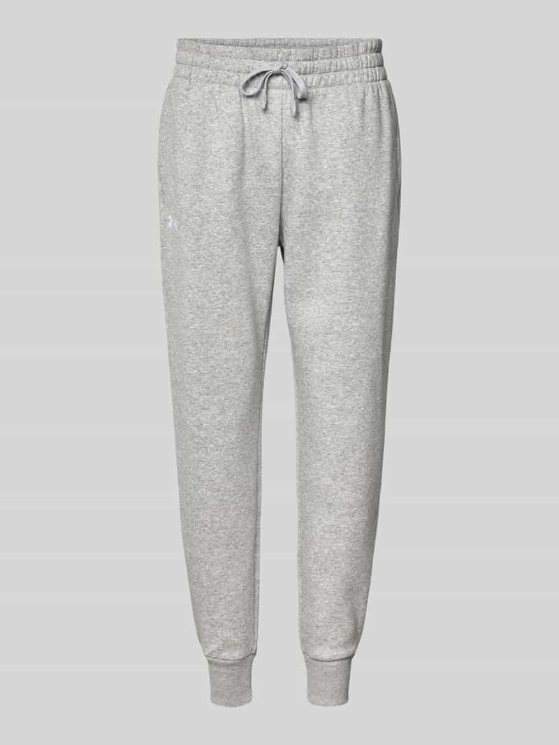 Under Armour Regular fit sweatpants met logostitching, model 'Rival'