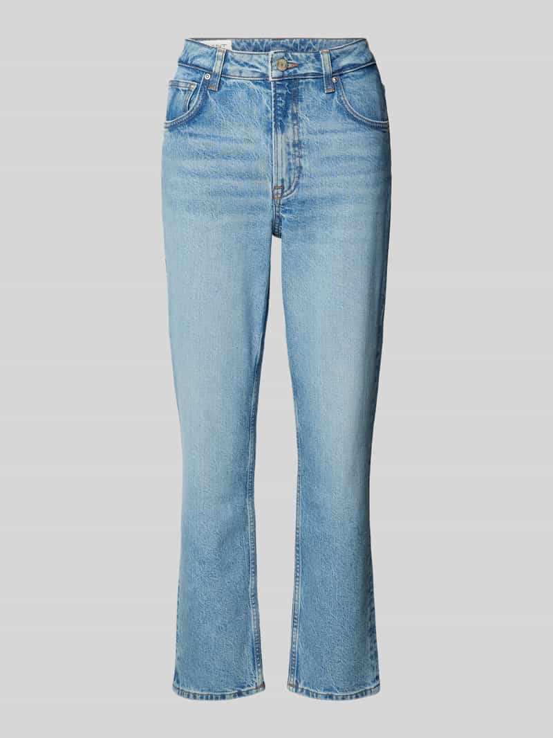 Gant Straight fit jeans met knoopsluiting