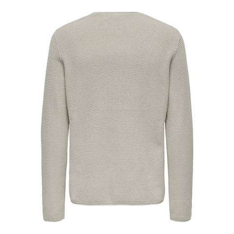 ONLY & SONS Gebreide trui ONSERIC REG 12 STRUC CREW KNIT