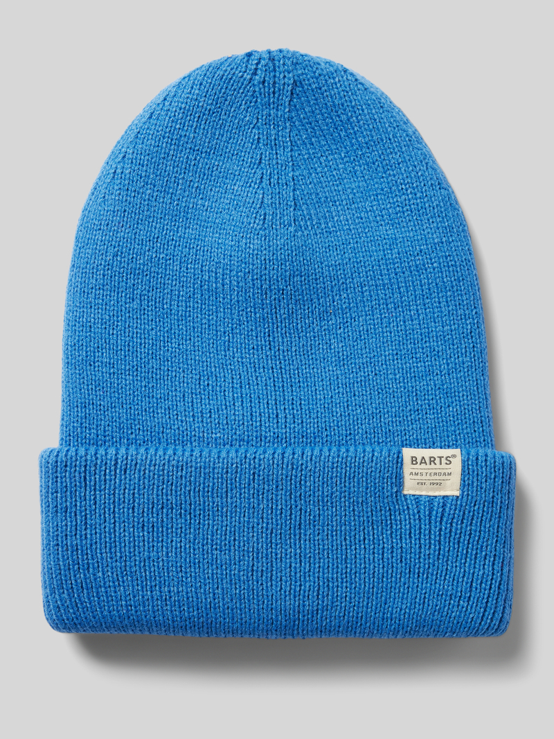 Barts Beanie met labeldetail, model 'KINABALU'