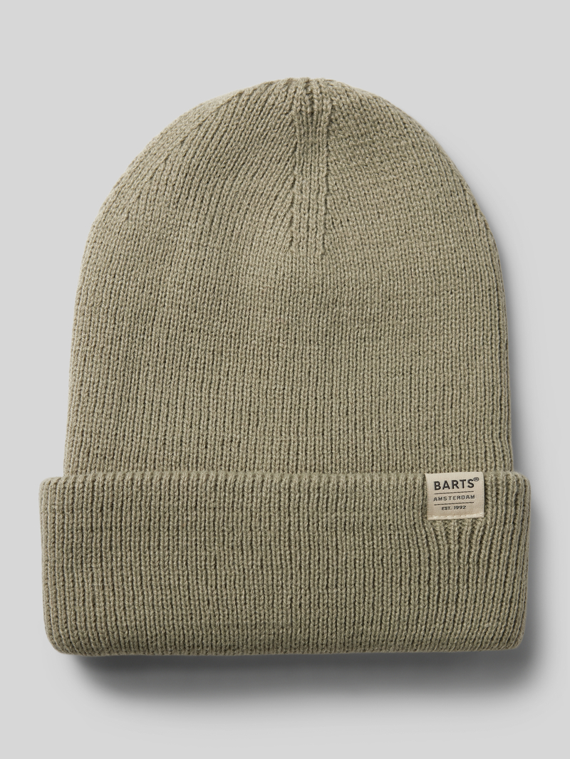 Barts Beanie met labeldetail, model 'KINABALU'